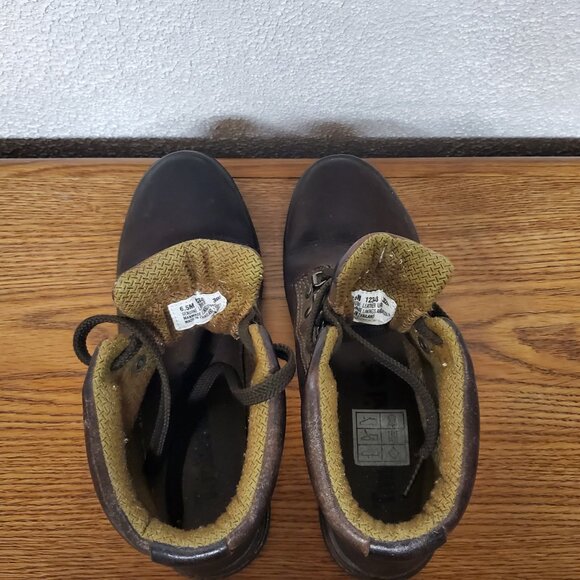 Womens Timberland Brown Ankle Lace Up Boots Size 6.5M - Picture 7 of 9